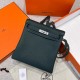 에르메스 Hermes Kelly Ado Germany Leather 60 Vert pochette/silver