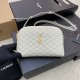 생로랑 Saint laurent/YSL 733667 Gaby Chain Pouch in Quilted Lambskin White 13CM