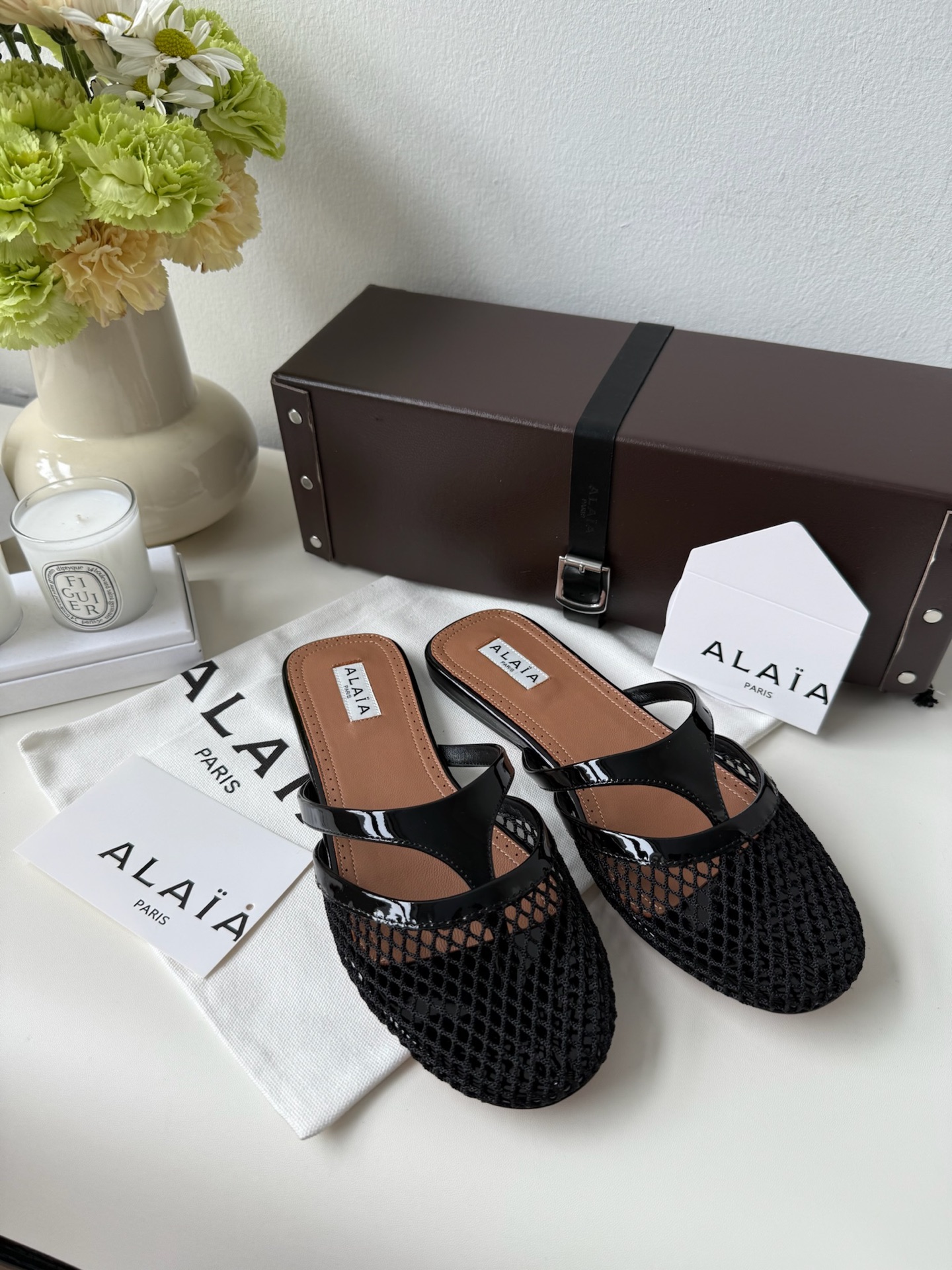 알라이아 Alaia 슬리퍼