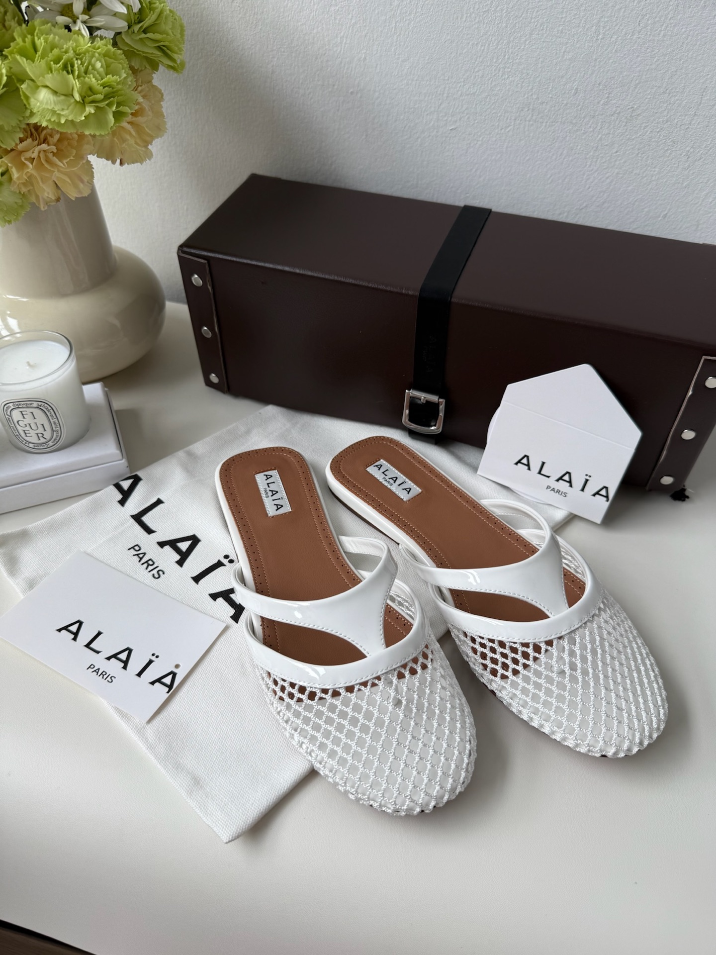 알라이아 Alaia 슬리퍼