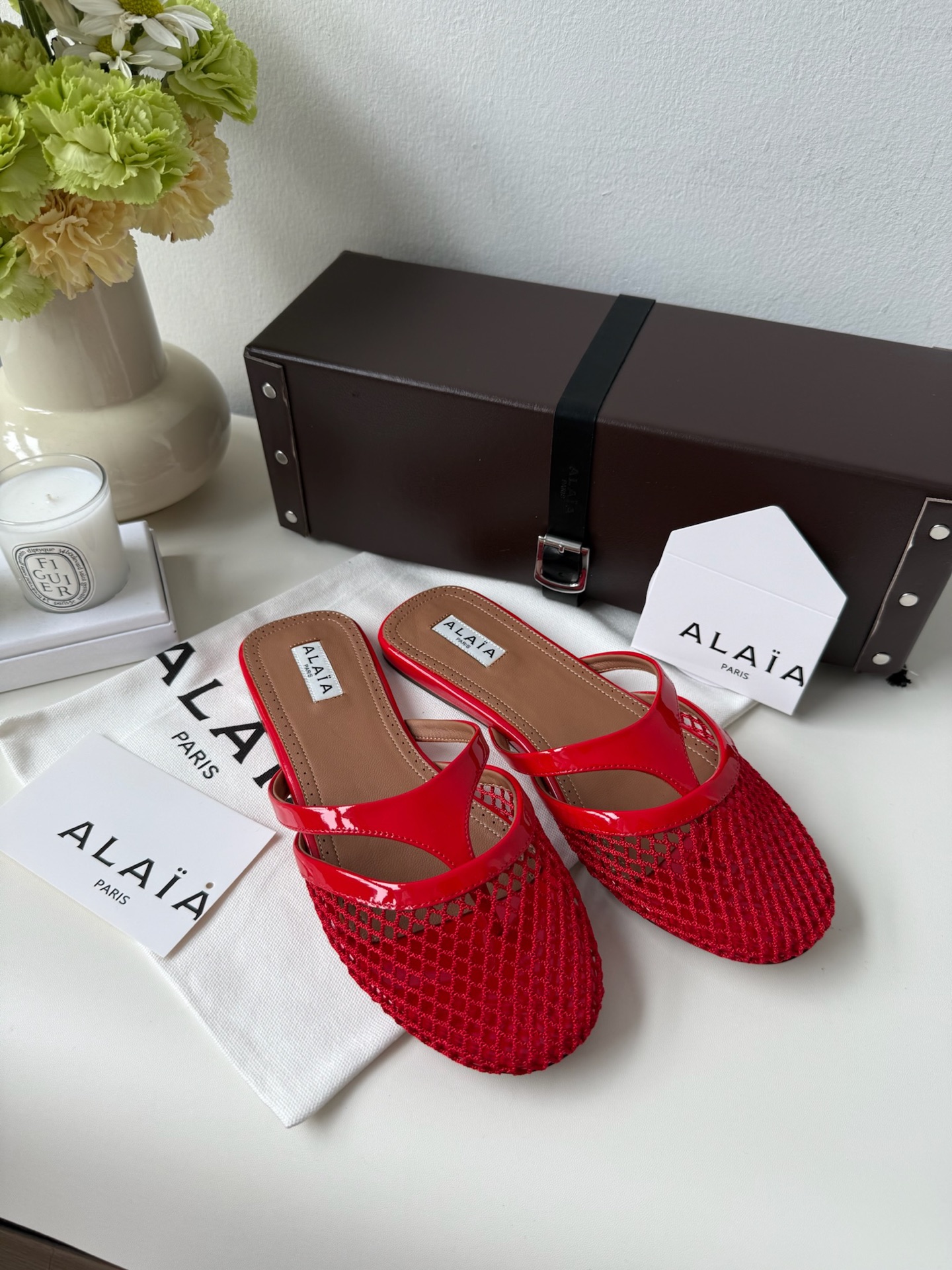 알라이아 Alaia 슬리퍼