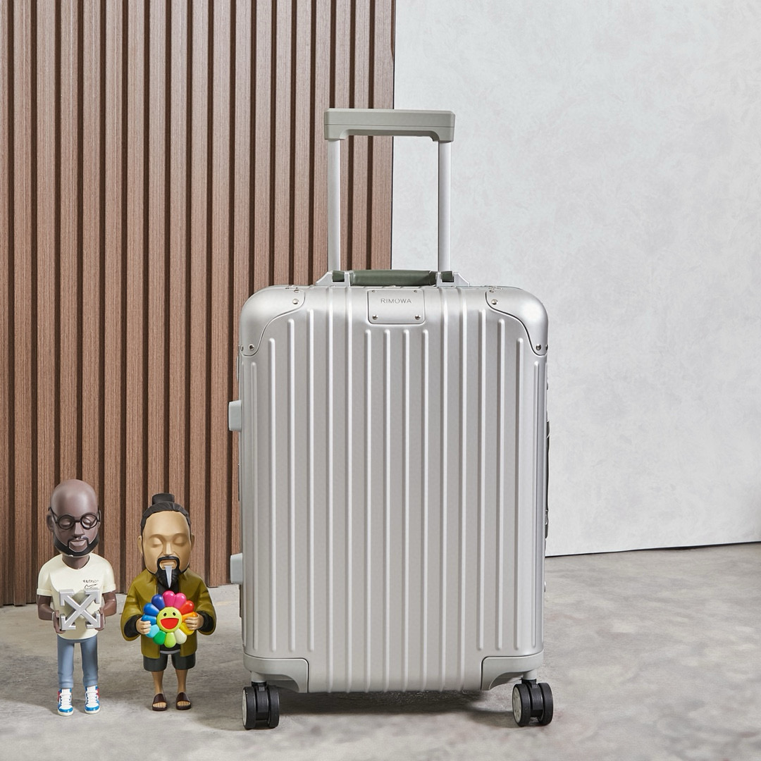 Rimowa Original Twist 925 캐리어 알루미늄 silver&Green