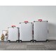 Rimowa&Fendi 캐리어 알루미늄 silver&Red