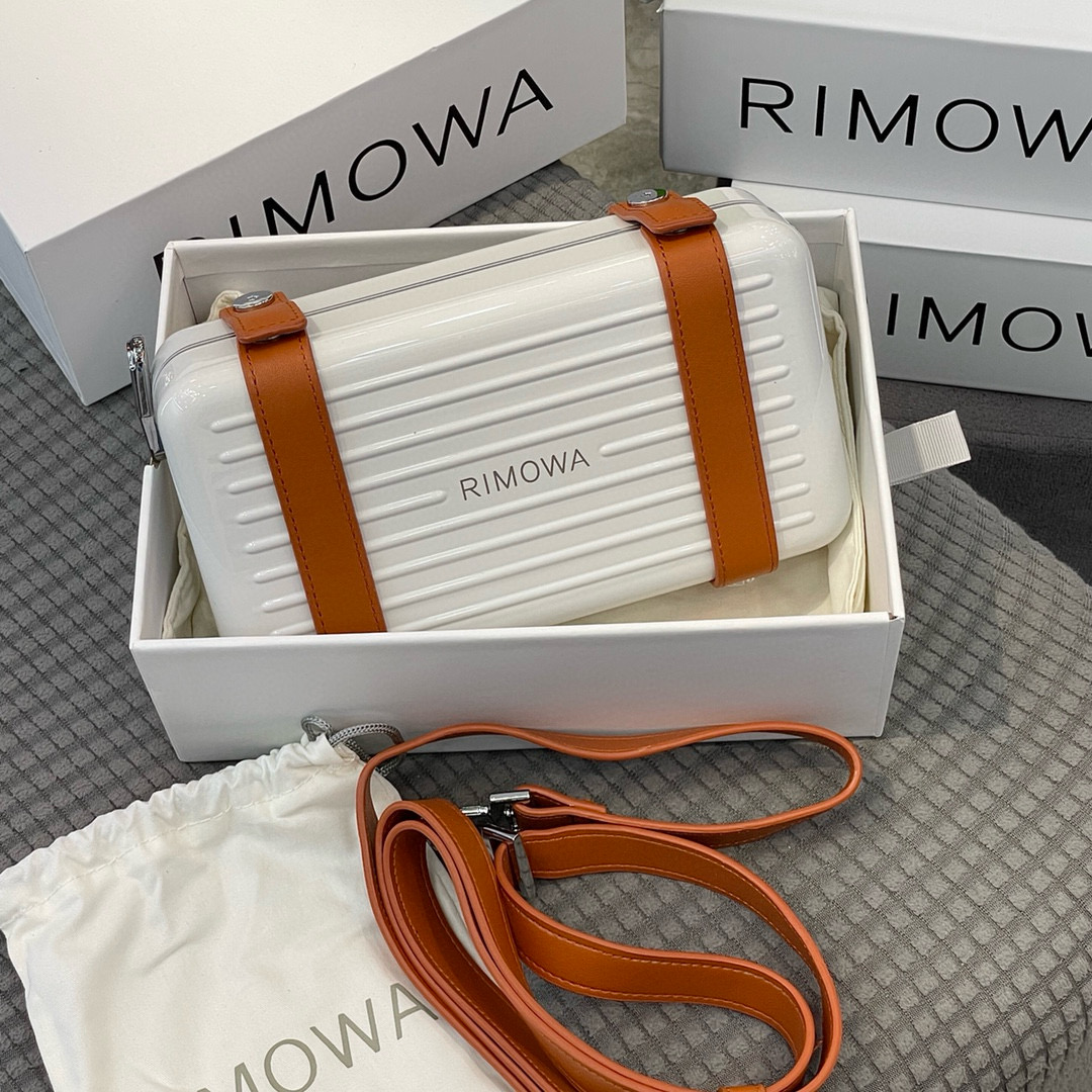 Rimowa Personal 크로스 백 White&Brown