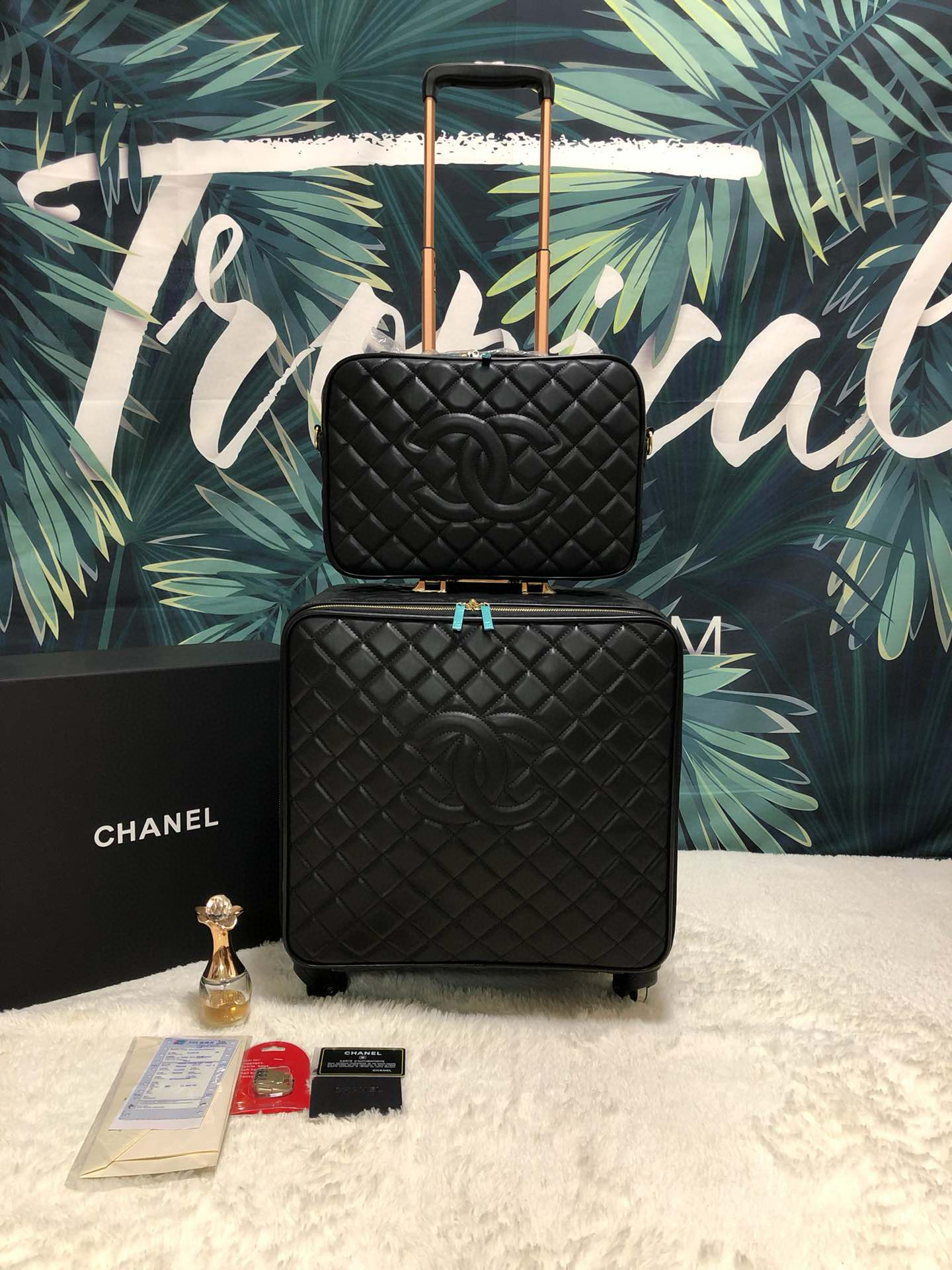 샤넬 Chanel GF4343XNE 캐리어 Black