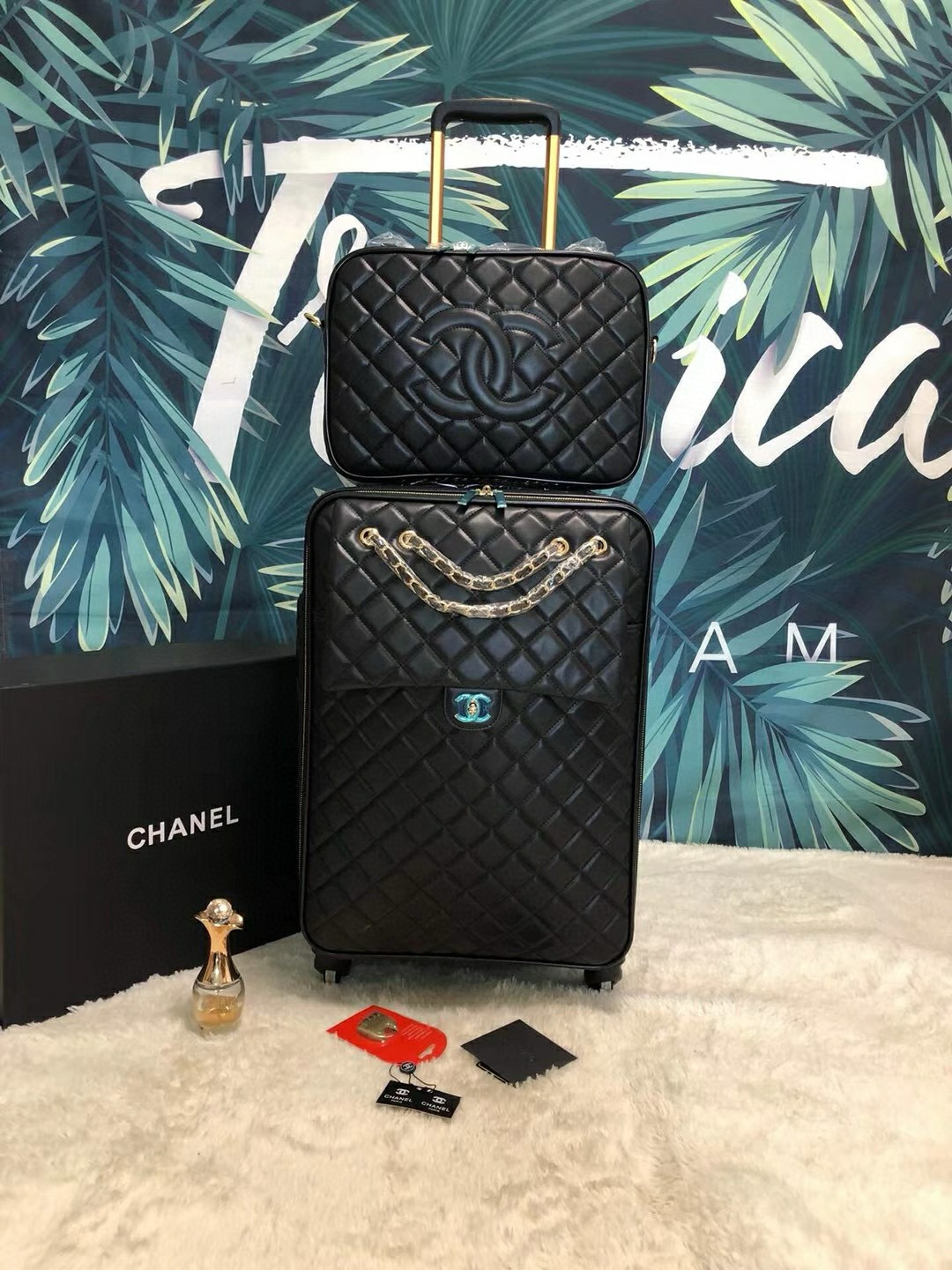 샤넬 Chanel GF4343XNE 캐리어 Black