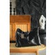 【AS】루이비통 Louis Vuitton M25143 Carryall Dark MM Black 39CM