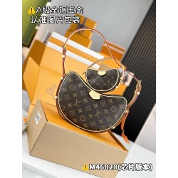 루이비통 Louis Vuitton M46828 Croissant Medium Bag Monogram 25CM