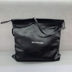 발렌시아가 Balenciaga 8116082 Shopper Large Dust Bag Crossbody Pouch Black 48cm