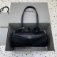 발렌시아가 Balenciaga 8329202 Carrie Small Bowling Bag Black 33cm