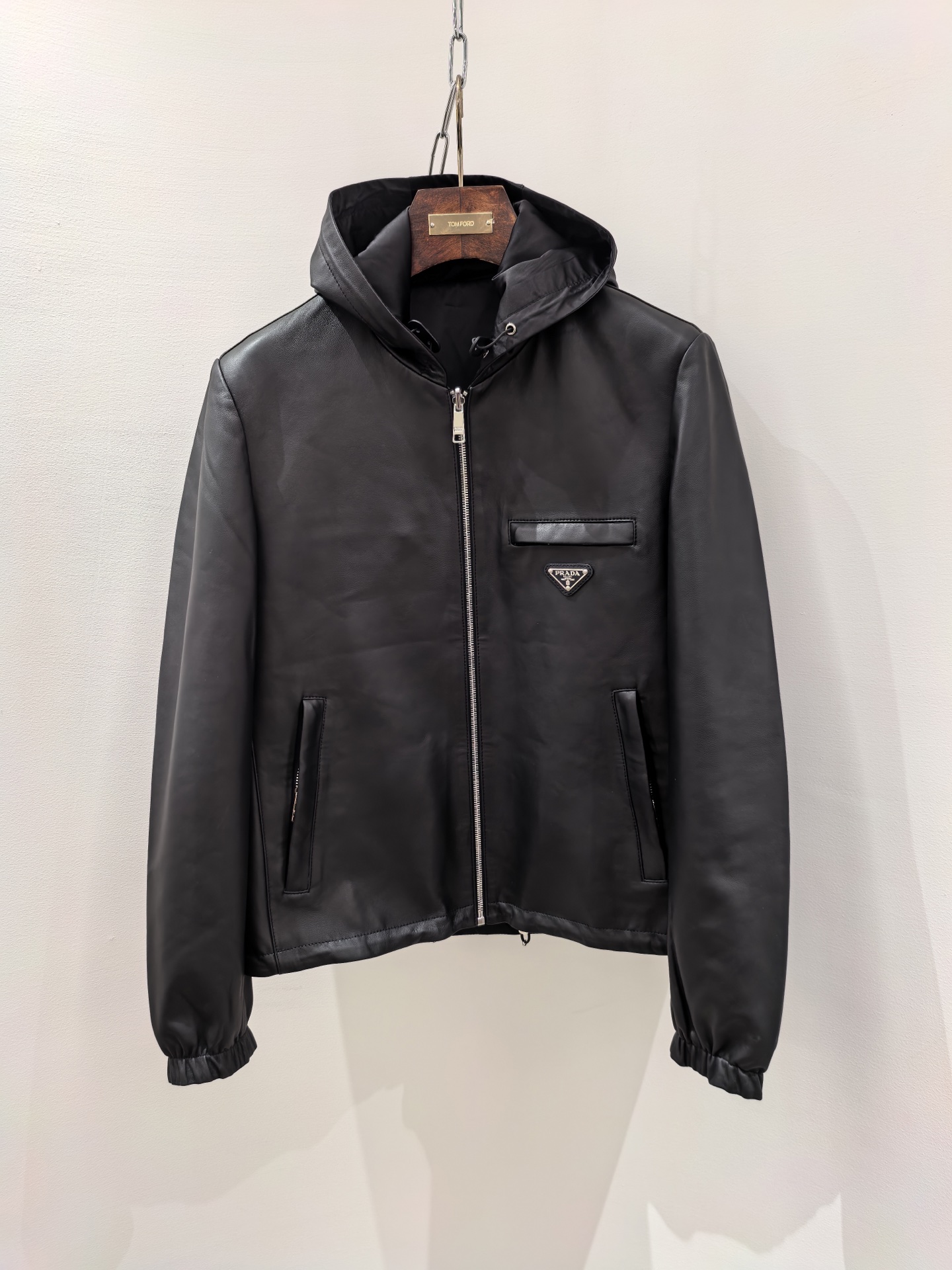 프라다 Prada 레더 재킷