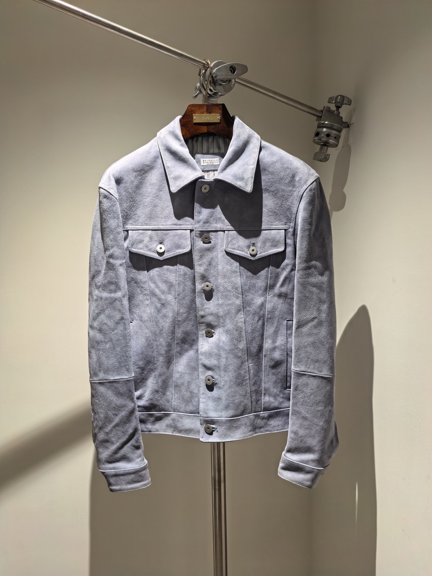 브루넬로 쿠치넬리 Brunello Cucineli 레더 재킷