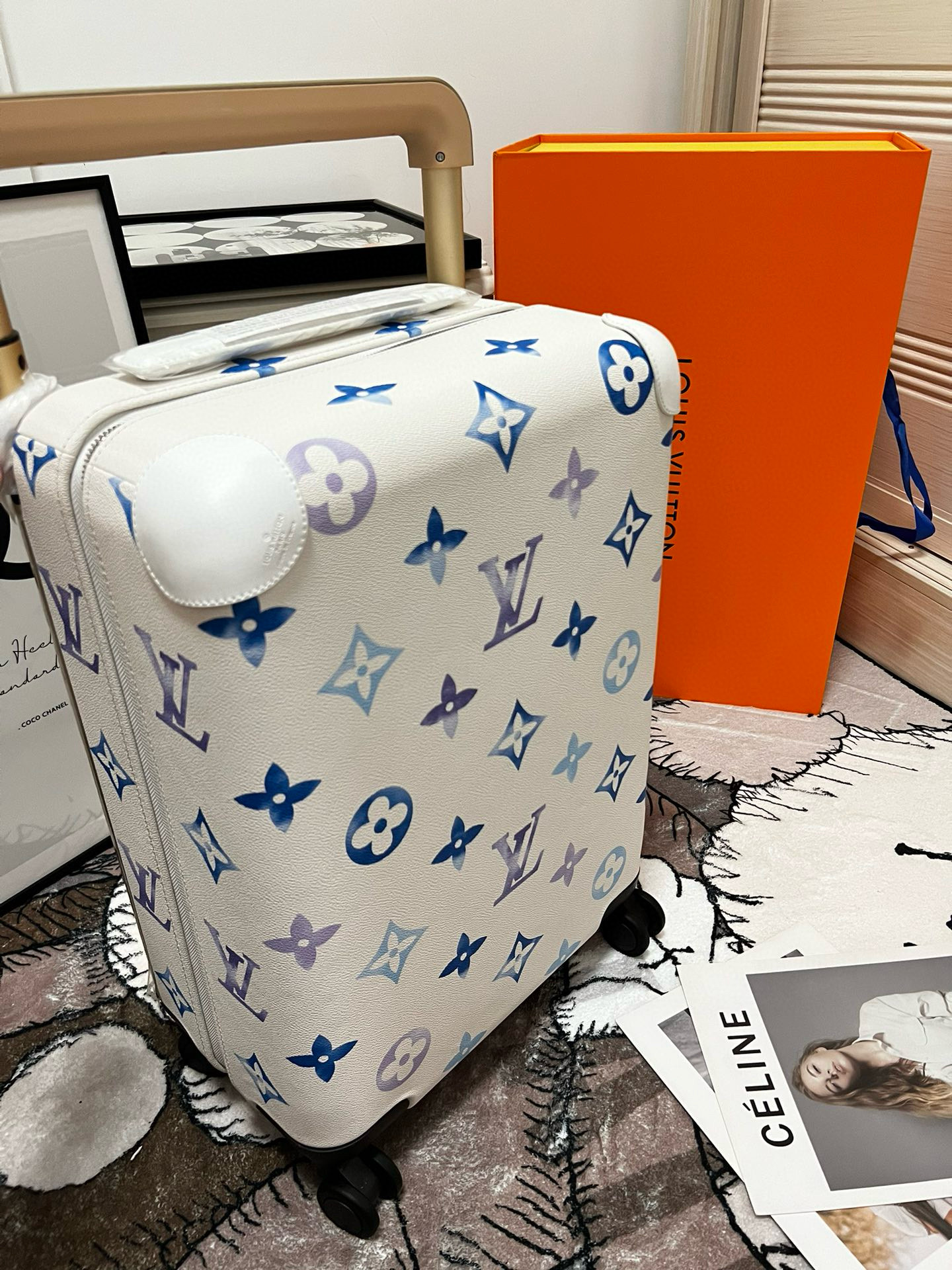 루이비통 Louis Vuitton Horizon 55 캐리어 Monogram&Blue 20