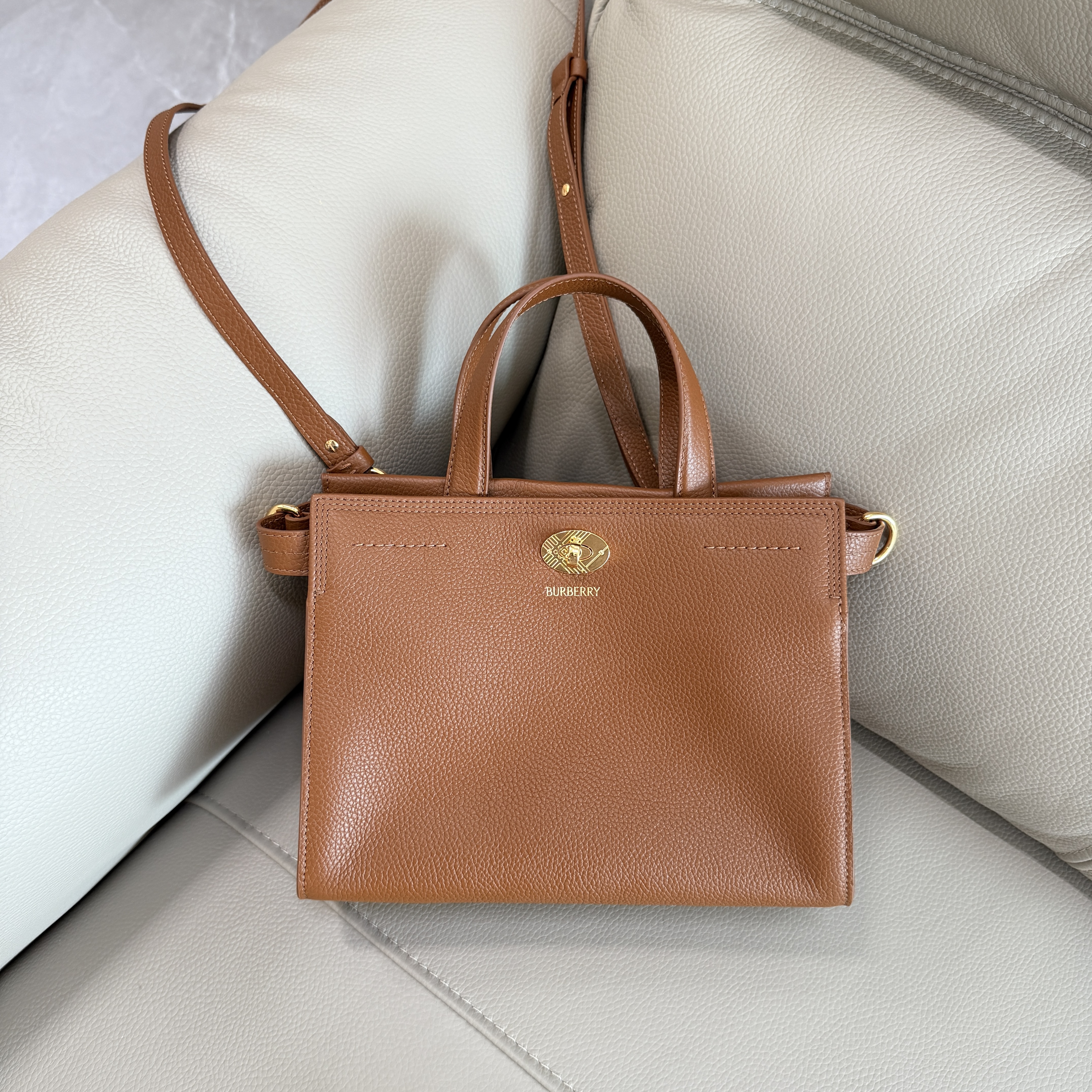 버버리 Burberry Mini Cotswolds Tote 24.5cm