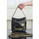 샤넬 Chanel 25A AS3980 22 Mini Handbag Black gold 19cm