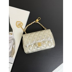 샤넬 Chanel 25a Mini Flap Bag 99482 silver