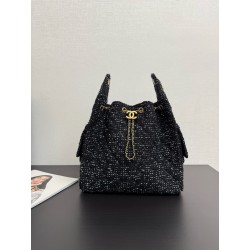 샤넬 CHANEL 25A 25Medium  Handbag AS5293 Black 30cm