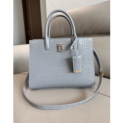 버버리 Burberry tote bag Crocodile-Embossed Leather 27cm
