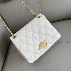 버버리 Burberry Medium Strand Bag​ White 27cm