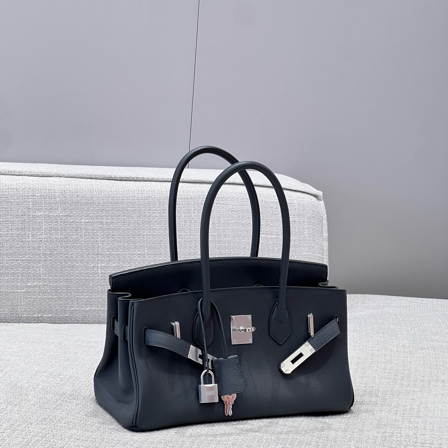 에르메스 Hermes Shoulder Birkin 29cm Germany Leather 85 Ardoise/silver