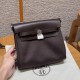 에르메스 Hermes Herbag mini 20cm canvas and cowhide ebene ebene/silver