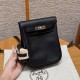 에르메스 Hermes Kelly Jump Swift 89 Noir/silver