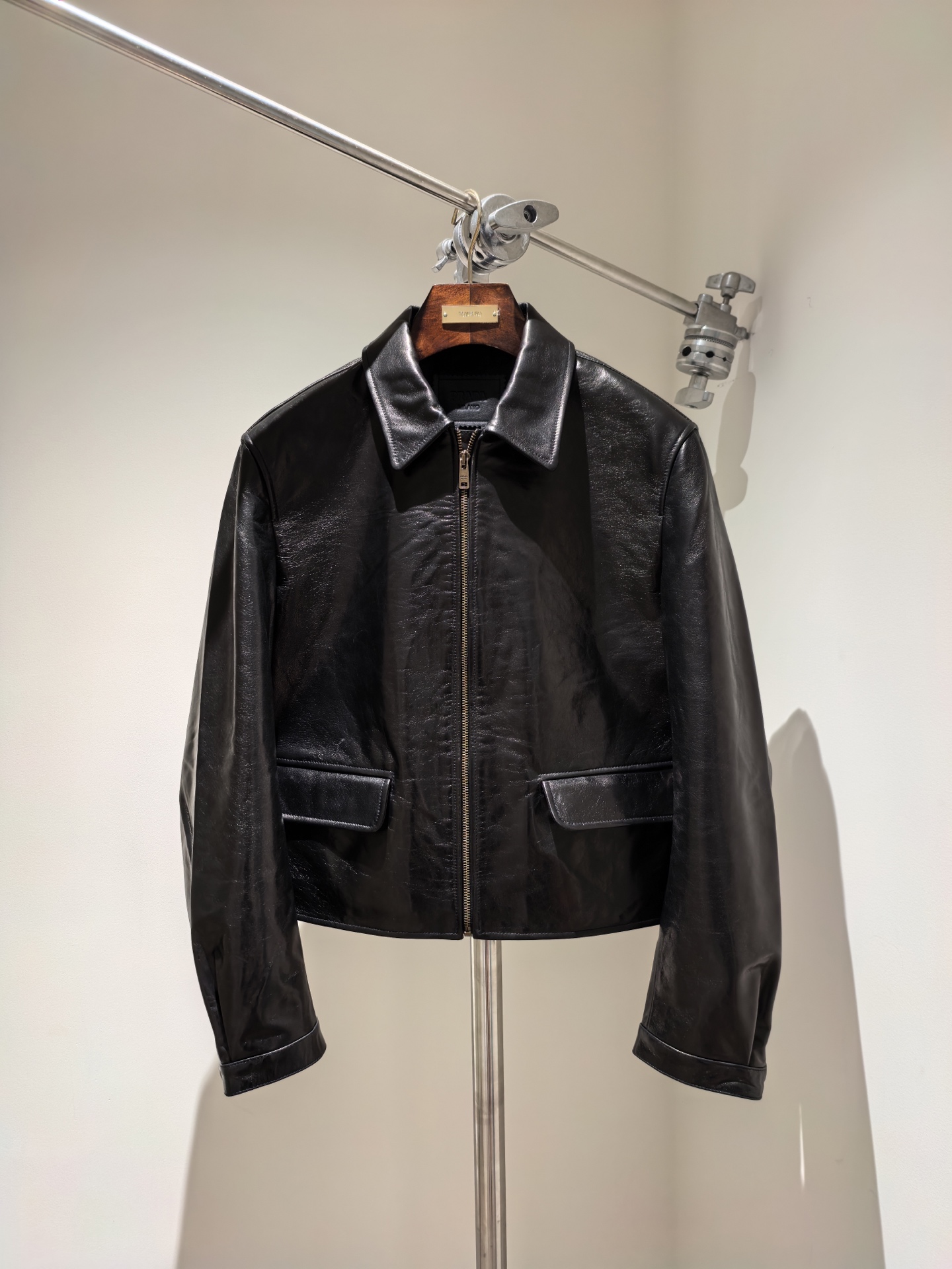 프라다 Prada 레더 재킷