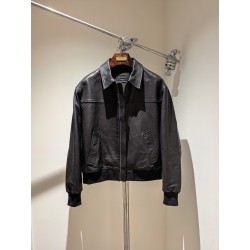 프라다 Prada 레더 재킷