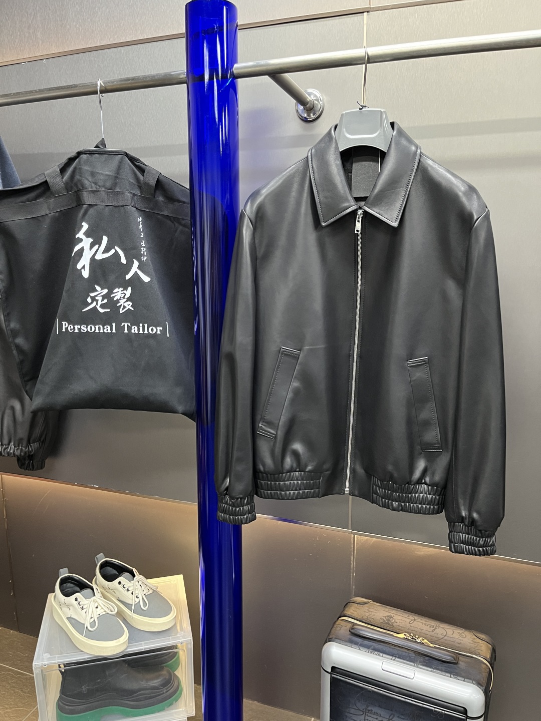 프라다 Prada 레더 재킷
