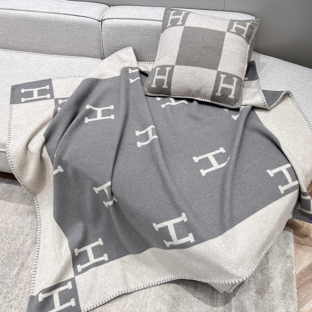 에르메스 Hermes Avalon 담요 140x160cm