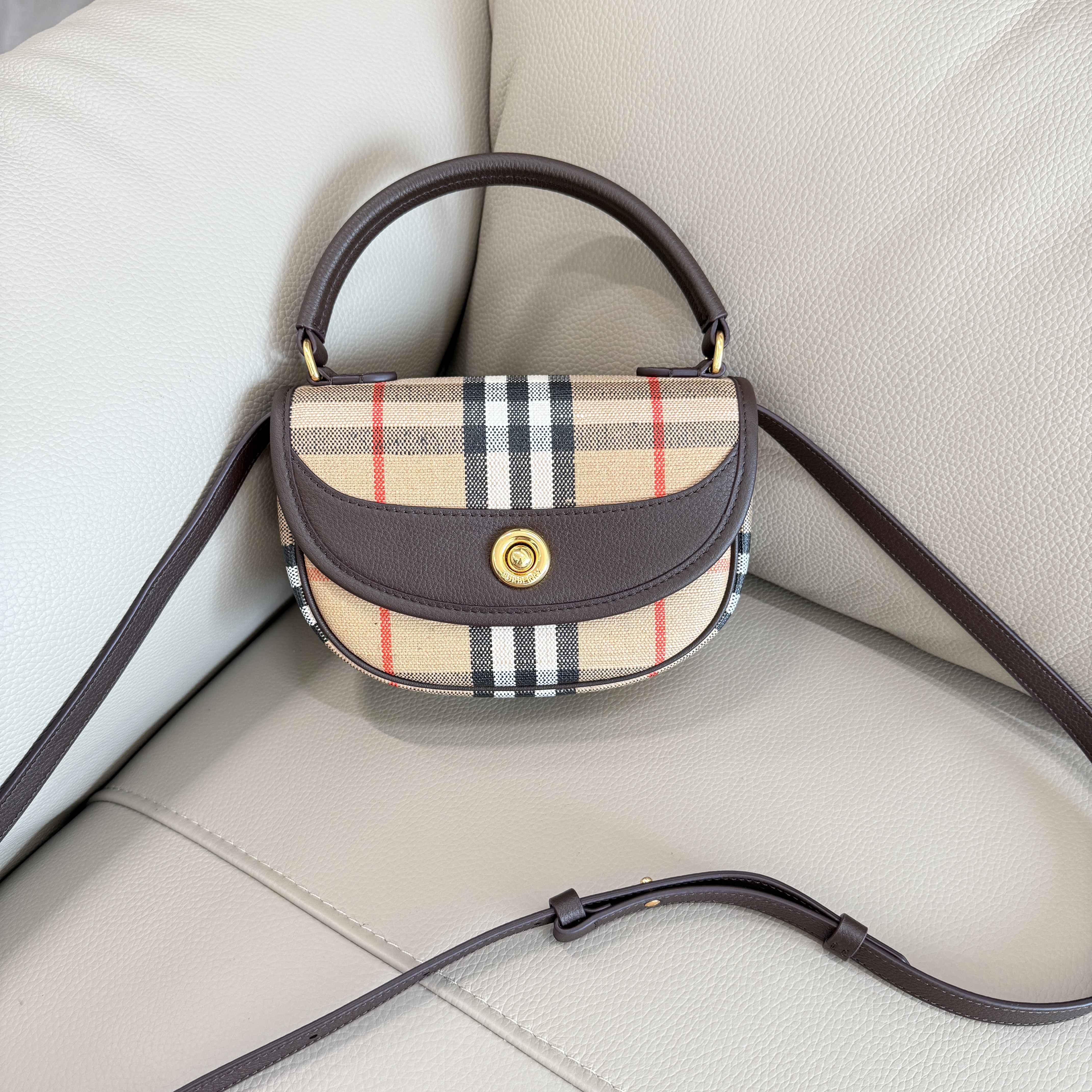 버버리 Burberry Mini Highlands Bag​ 19cm