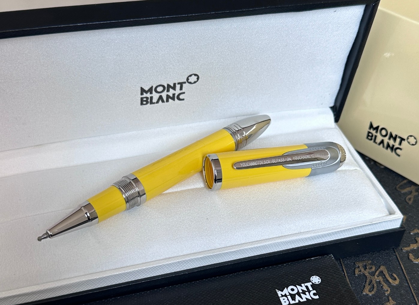 몽블랑 Montblanc 볼펜 Yellow