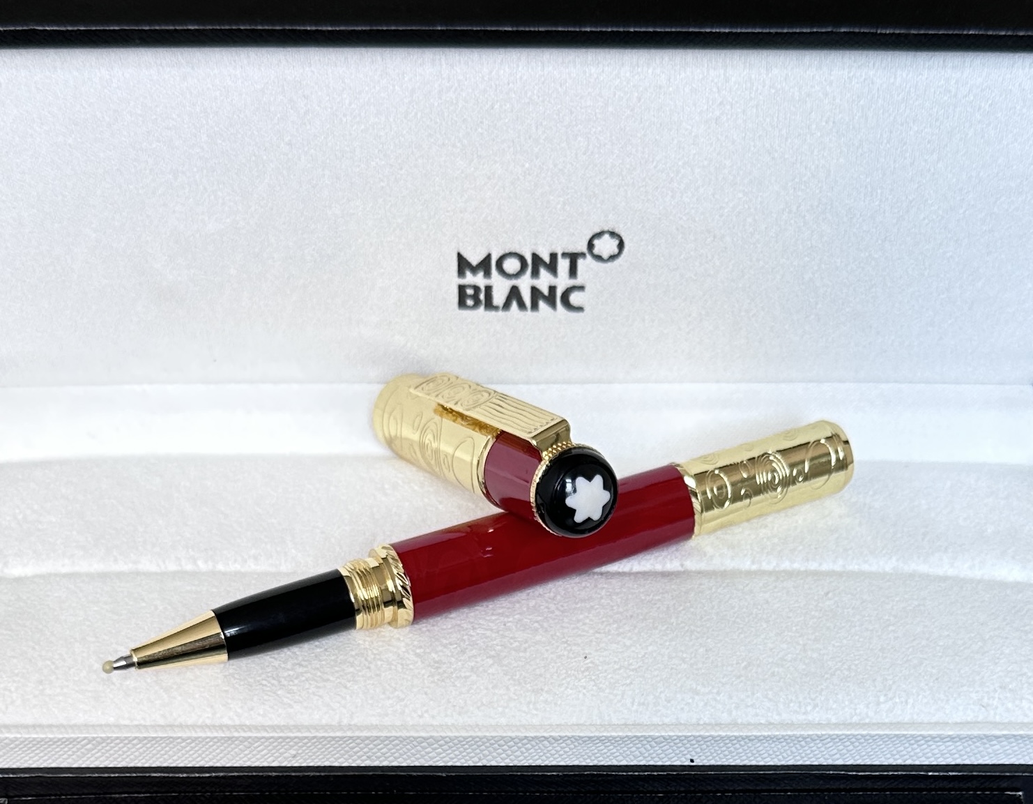 몽블랑 Montblanc 볼펜 Red