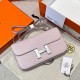 에르메스 Hermes Constance Elan Epsom 09 Mauve Pale/silver