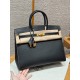 에르메스 Hermes Birkin 30cm Epsom 89 Noir/gold