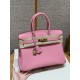 에르메스 Hermes Birkin 30cm Togo L4 Bubble Gum/gold
