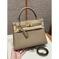 에르메스 Hermes Kelly 28cm Togo S2 Trench/gold