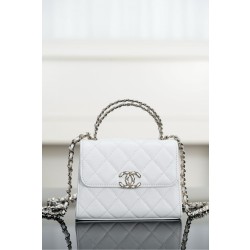 샤넬 Chanel 25s cross handle Kelly White 11.5cm
