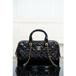 샤넬 Chanel 25A AS5579 Large Bowling Bag Black 31cm