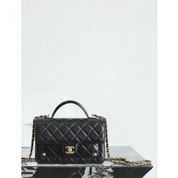 샤넬 Chanel 25B Mini Flap Bag C-531 Black 19cm