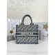 디올 Dior Small Dior Book Tote Blue Oblique 26cm