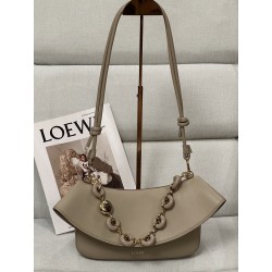 로에베 Loewe 7019 Smooth Calfskin Medium Ola Bag 26cm