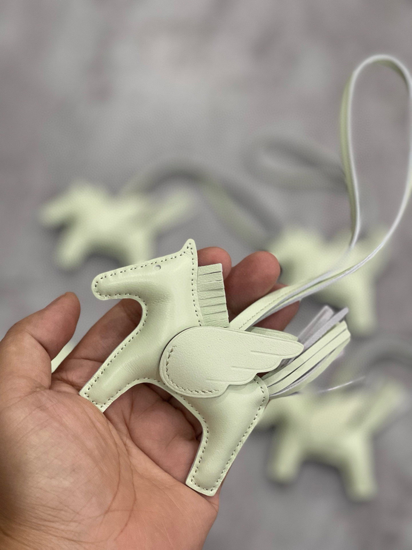 에르메스 Hermes Rodeo Charm Milo and Swift 0360279L58P Bubble green