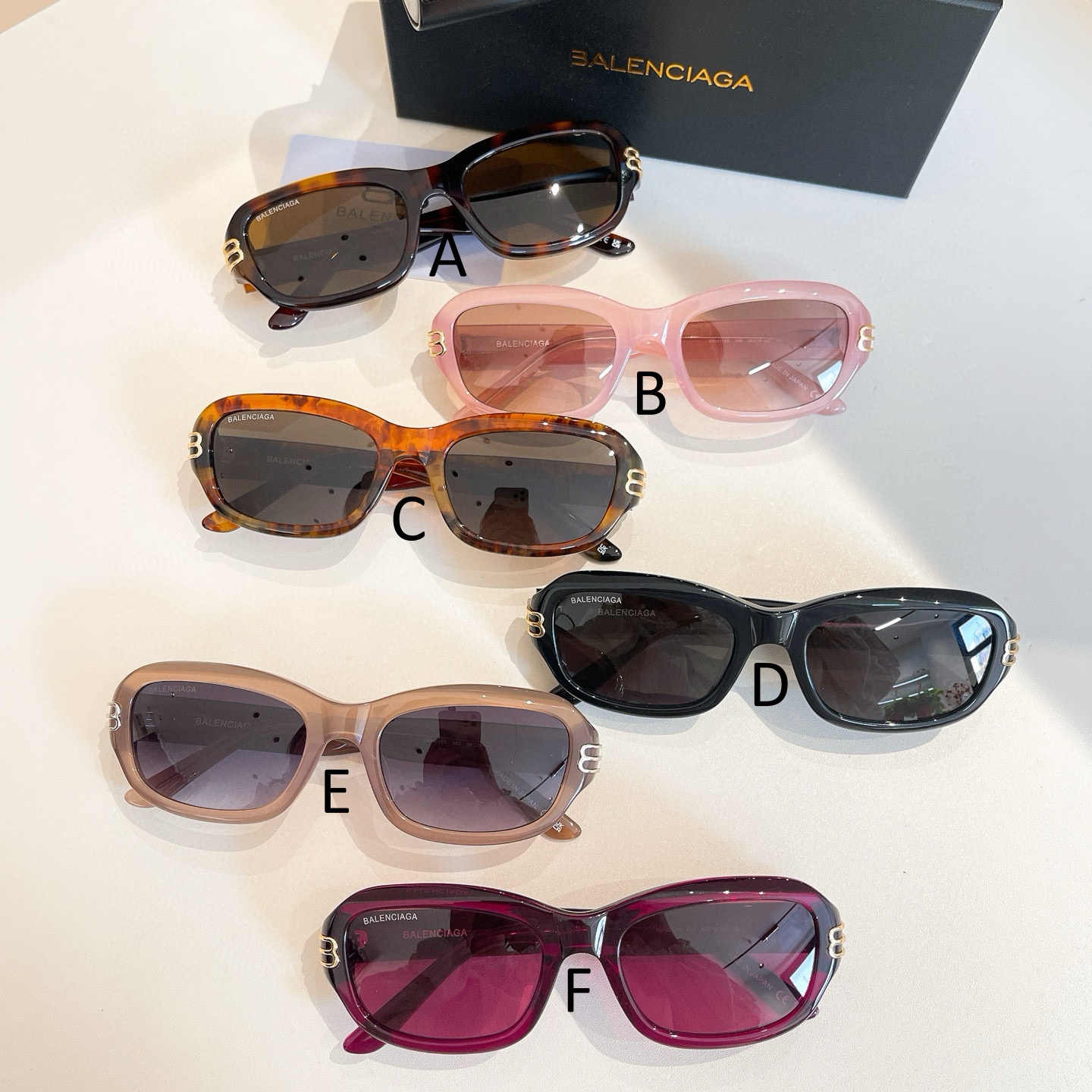 발렌시아가 Balenciaga BB0471SK 55口19-140