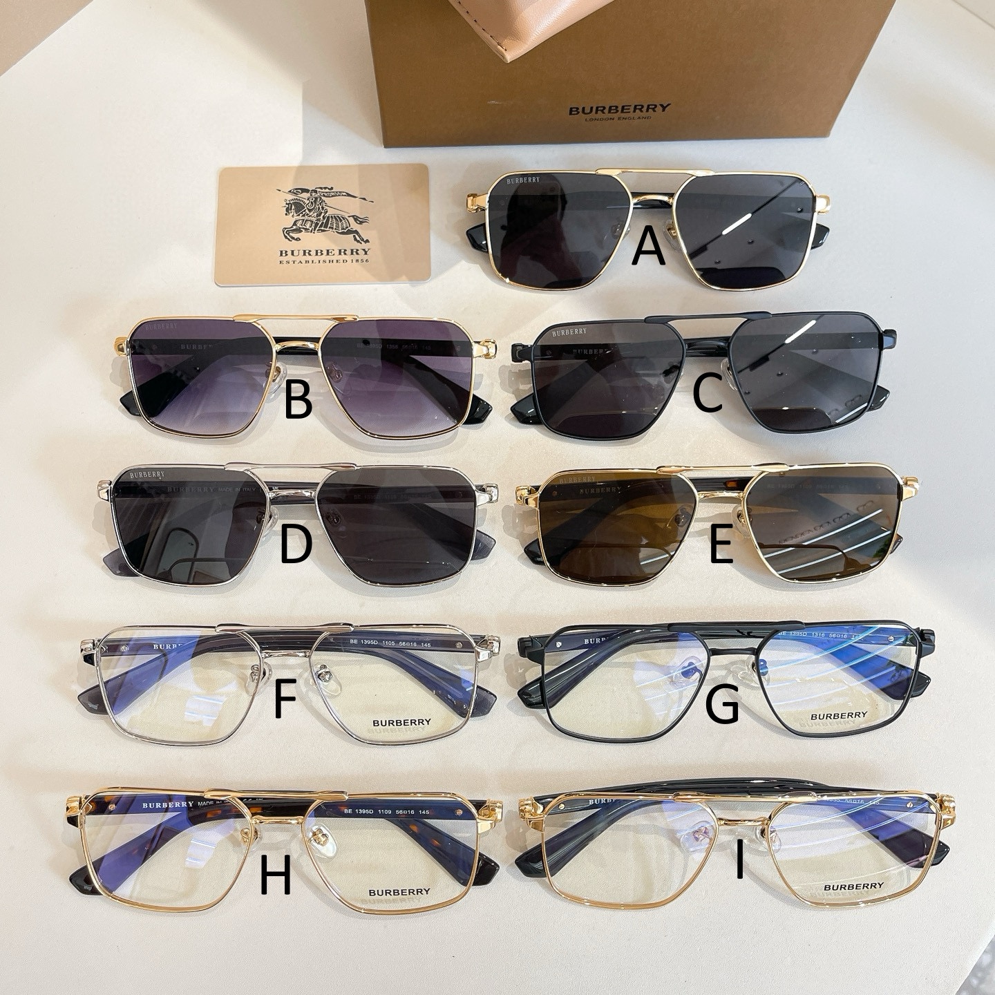 버버리 Burberry BE1395D 56口16-145