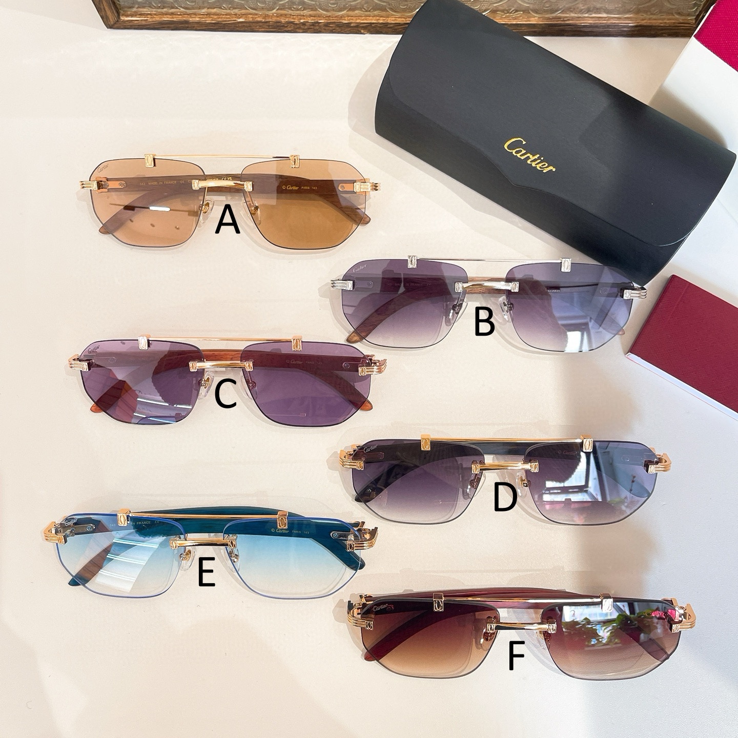 까르띠에 Cartier CT0621S 58口18-143