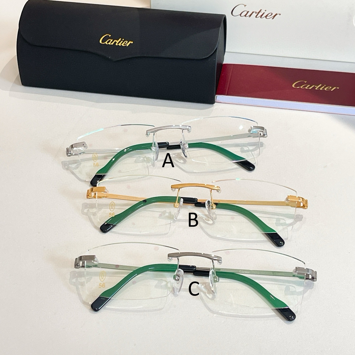 까르띠에 Cartier 820063 56口18-145