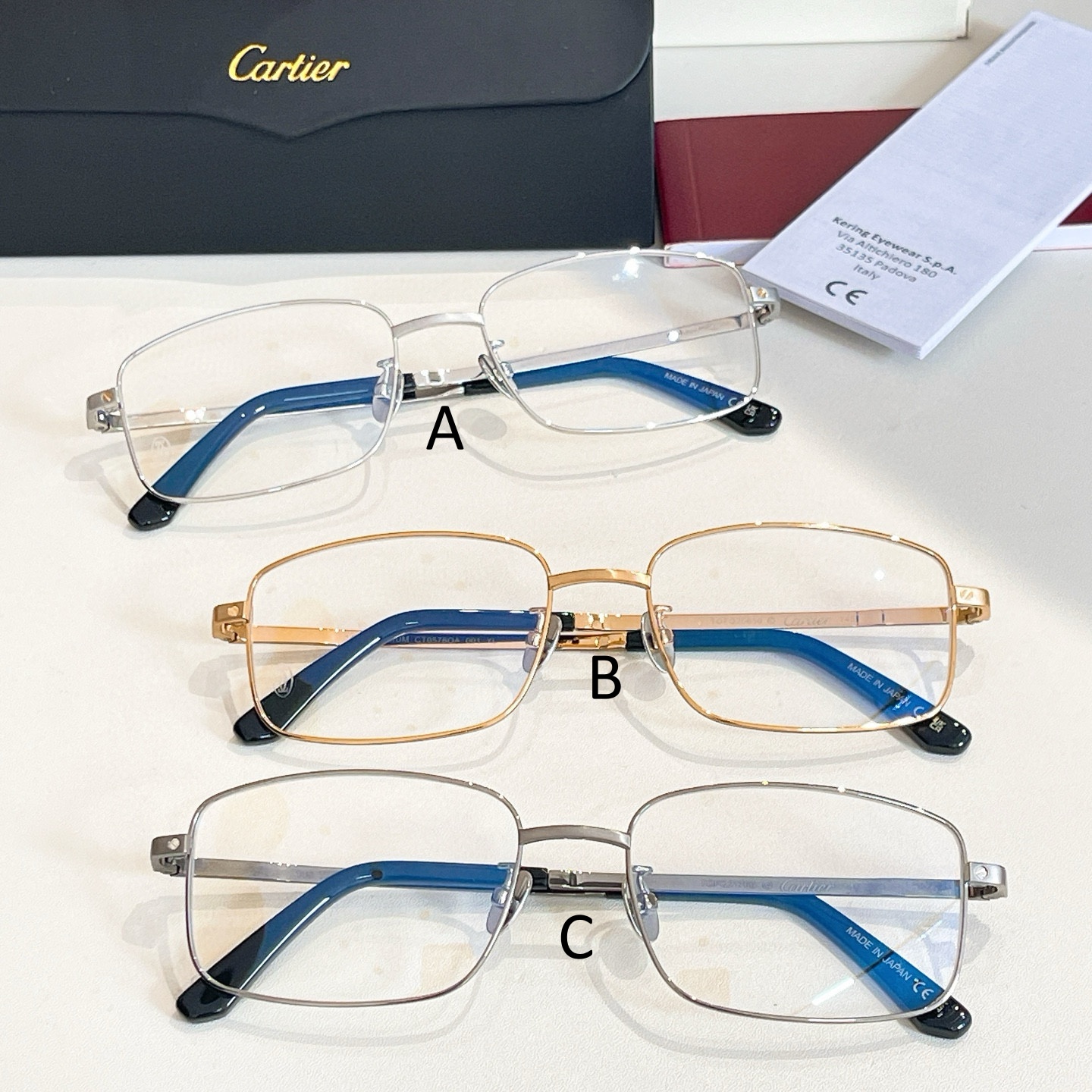 까르띠에 Cartier CT0576OA 58口15-145