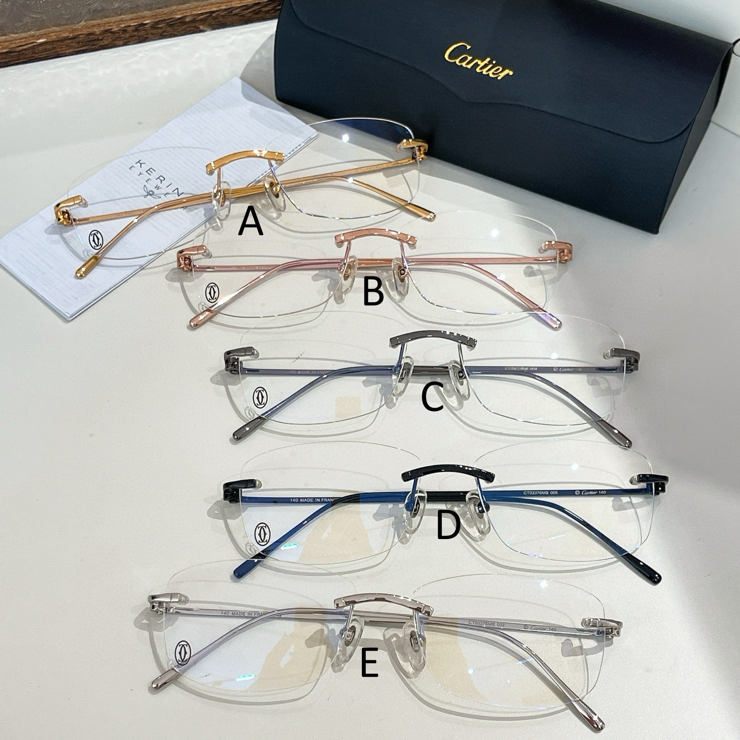 까르띠에 Cartier CT03376MS 56口16-140