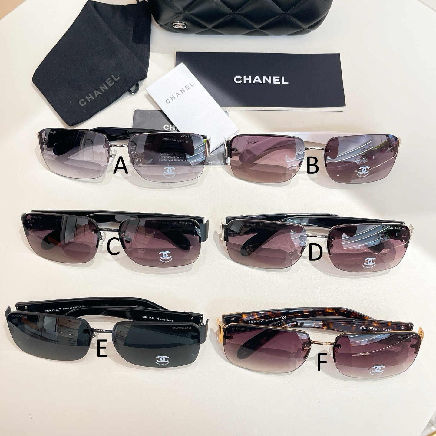 샤넬 Chanel CH4117-B 56口16-130